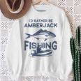 私はむしろなりたい-フィッシャーフィッシャーマンカンパチ釣り スウェットシャツ 年配の女性への贈り物