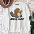 面白いビーバー分隊チームビーバー スウェットシャツ 年配の女性への贈り物