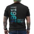 1961年8月 1961年 ヴィンテージ 1961年限定版 メンズTシャツ バックプリント