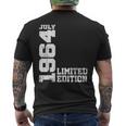 1964年7月、男性のための60歳の誕生日プレゼント メンズTシャツ バックプリント