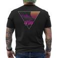 1980年代ynthwave ギフトtシャツ ゲーマーtシャツ レトロスタイリング メンズTシャツ バックプリント