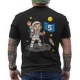 5 Geburtstag Astronaut All Weltraum Junge 5Er Geburtstag T-Shirt mit Rückendruck