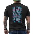 50歳の誕生日の面白いシャツ オールドメーター 面白い50歳ギフト メンズTシャツ バックプリント