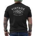 60歳 誕生日 1962 オリジナルヴィンテージ 1962 メンズTシャツ バックプリント