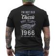 60歳の誕生日 1966年クラシックカー メンズTシャツ バックプリント