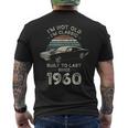 66歳の誕生日 1960年クラシックカー メンズTシャツ バックプリント