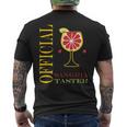Alcohol Officialangria Taster Drinkangria メンズTシャツ バックプリント