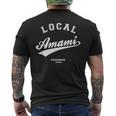 Amami Local 奄美市ローカル 故郷 メンズTシャツ バックプリント