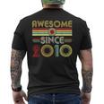 Awesomeince 2010 Classic Year Birth Of Birthdayintage メンズTシャツ バックプリント