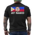 Ay Nako Pinoy Pride Filipino Philippines シャツ メンズTシャツ バックプリント