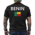 Benin Flag Country Nation Tank Top Men's Back Print T-Shirt