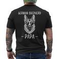 Berger Allemand Papa Drôle Berger Allemand T-shirt imprimé au dos