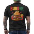 Berger Crew Hamburger Cheeseburger Fast Food Lovers メンズTシャツ バックプリント