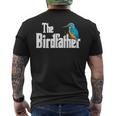 The Birdfather シャツ バードウォッチング ファニー ミーム バーダー ダディ メンズTシャツ バックプリント