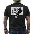 The Biwa Lake 琵琶湖 滋賀 地図【47都道府県】ジモtティ Jimo-T 地元愛 お土産 面白 メンズTシャツ バックプリント