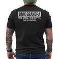 Bmx Grandpa The Man The Myth The Legend メンズTシャツ バックプリント
