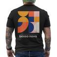 Bossa Nova ブラジル ジャズミュージック ヴィンテージモダンデザインtシャツ メンズTシャツ バックプリント