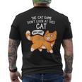 The Cat Game Don't Look At This Cat You Lost Kitten メンズTシャツ バックプリント