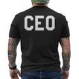 Ceo 最高経営責任者 ボス メンズTシャツ バックプリント