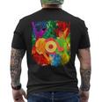 Color Mashup Wild Celebrations Happy Holi メンズTシャツ バックプリント