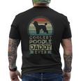 Coolest Poodle Daddy Ever Father's Day Dad メンズTシャツ バックプリント
