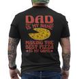 Dad Best Pizza Is My Game ピザ作り メンズTシャツ バックプリント