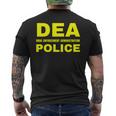 Dea 警察官 麻薬取締局 フロントプリント 長袖tシャツ メンズTシャツ バックプリント