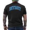 Detroit Throwback Classic メンズTシャツ バックプリント