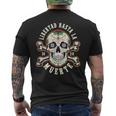Dia De Los Muertos Tête De Mort Libertad T-shirt imprimé au dos