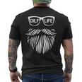 Dilf Life Divertente Regalo Umoristico Con Barba Per La Festa Del Papà T-shirt da uomo con stampa posteriore