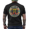 Don't Be Irrational レトロ ヴィンテージ シンボル Pi Day 算数教師 メンズTシャツ バックプリント