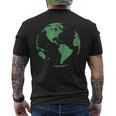 Earth Dayave Our Planet Climate Change 地球儀 世界地図 メンズTシャツ バックプリント
