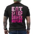Eatleep Dance リピートダンサー メンズ レディース ダンサー ラブダンス メンズTシャツ バックプリント