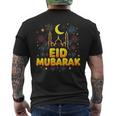 Eid Mubarak メンズTシャツ バックプリント