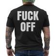 Fack Off – デザイン – Fuck Off メンズTシャツ バックプリント