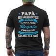 Festa Del Papà Regalo Padre Migliore Papà Del Mondo T-shirt da uomo con stampa posteriore