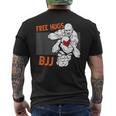 Free Hugs ブラジリアン柔術 Bjj 格闘技 面白い総合格闘技 メンズTシャツ バックプリント
