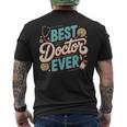 Doctor Memes テキスト Doctors Best Doctor Ever メンズTシャツ バックプリント