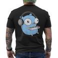 Go Developer Golang Music Goper メンズTシャツ バックプリント