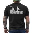 The Goldenfather ファニーゴールデンレトリバー お父さんシャツ メンズギフト メンズTシャツ バックプリント