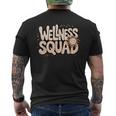 Happy Wellnessquad フィットネス Ot ナースキャンプ Pta PE ジム 部族 メンズTシャツ バックプリント
