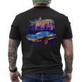 Hot Wheels Nachtstadt Im Retro-Look T-Shirt mit Rückendruck