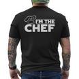 メンズ I'm The Chef クッキングハット フードクッキング シェフ キッチン フードクック メンズTシャツ バックプリント