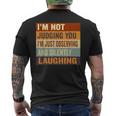 I'm Not Judging You I'm Just Observing Andilently メンズTシャツ バックプリント