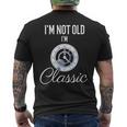 I'm Not Old I'm Classic 面白いヴィンテージ時計 メンズグラフィック 長袖tシャツ メンズTシャツ バックプリント