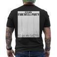 It's My Farewell Partyign My For Goodbye Parting メンズTシャツ バックプリント