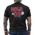 Keep Calm And Hold On コスチューム メンズTシャツ バックプリント