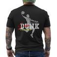 The Legend Basketballlam Dunk For The Basketball Lovers メンズTシャツ バックプリント