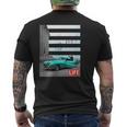 Life Picture Collection モデルと自動車 ／ エッフェル塔（1） メンズTシャツ バックプリント
