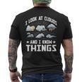 I Look At Clouds And I Know Things Weather Lover Men's Back Print T-Shirt